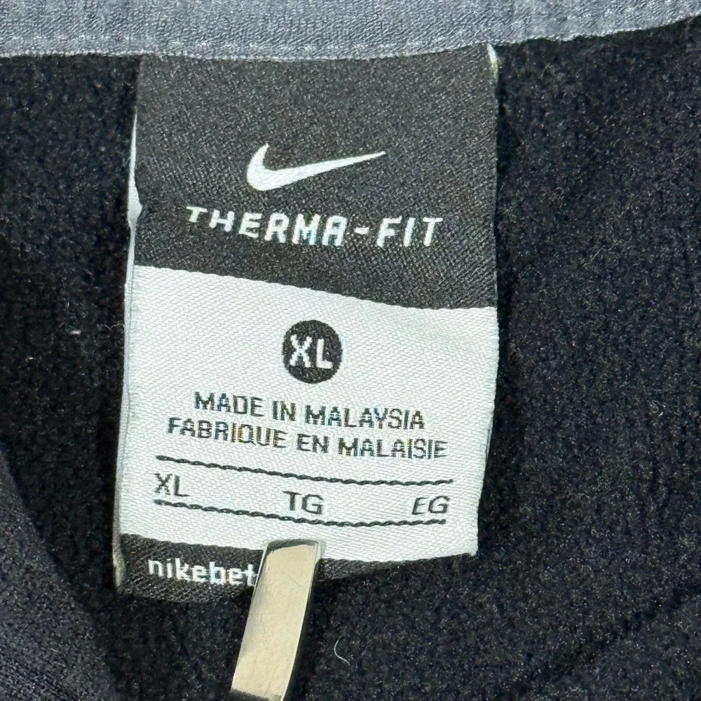 Nike New Orleans Saints Therma-Fit‎ Hoodie Men's XL Black Gold NFL Pullover